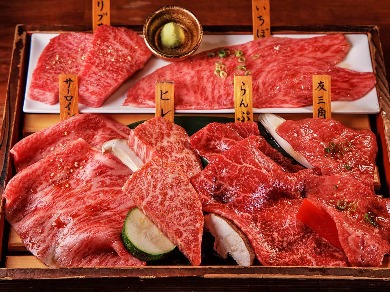 代官山『代官山 焼肉かねこ』の「お任せ盛り」