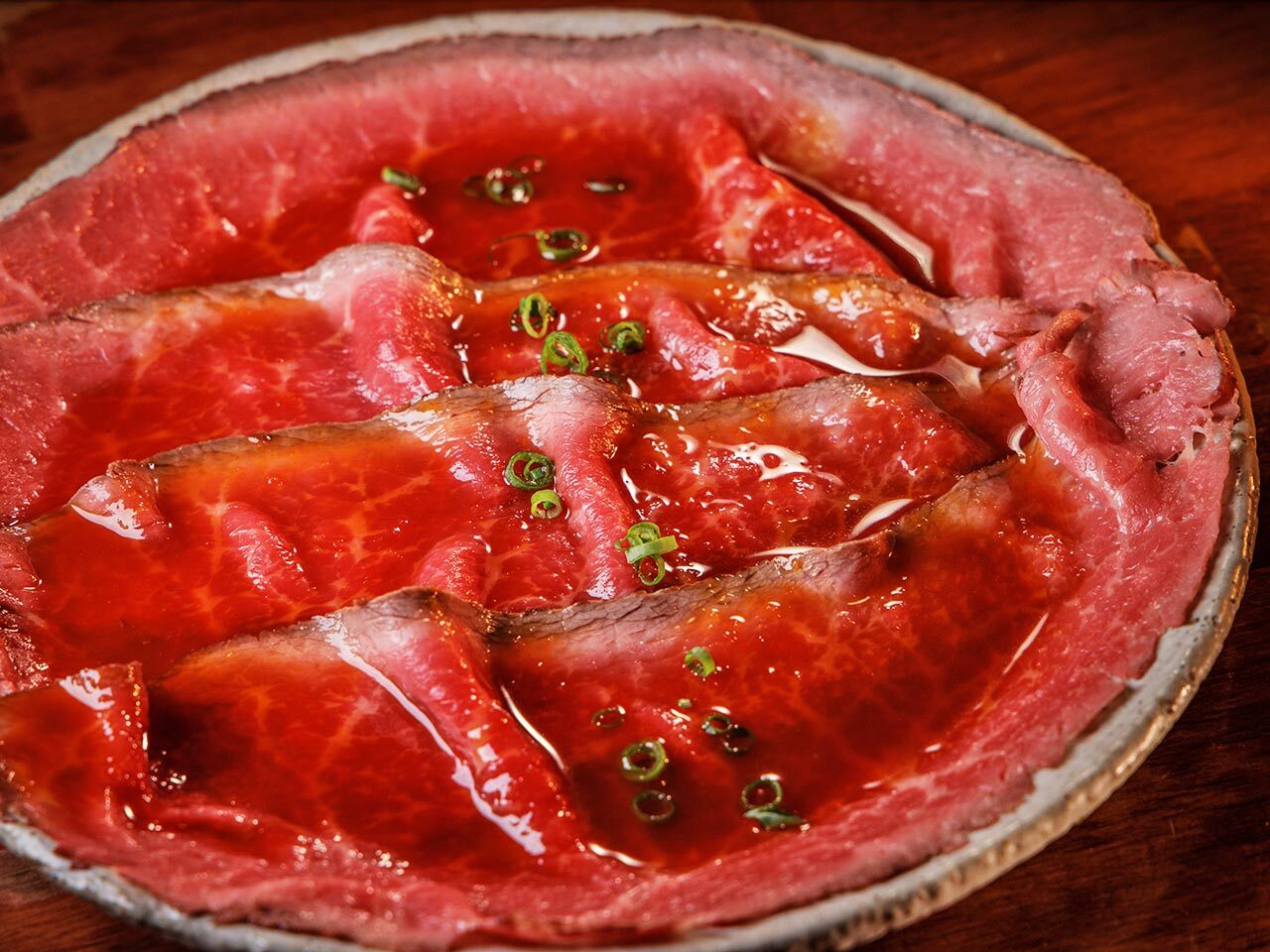 代官山『代官山 焼肉かねこ』の「KANEKOのローストビーフ」