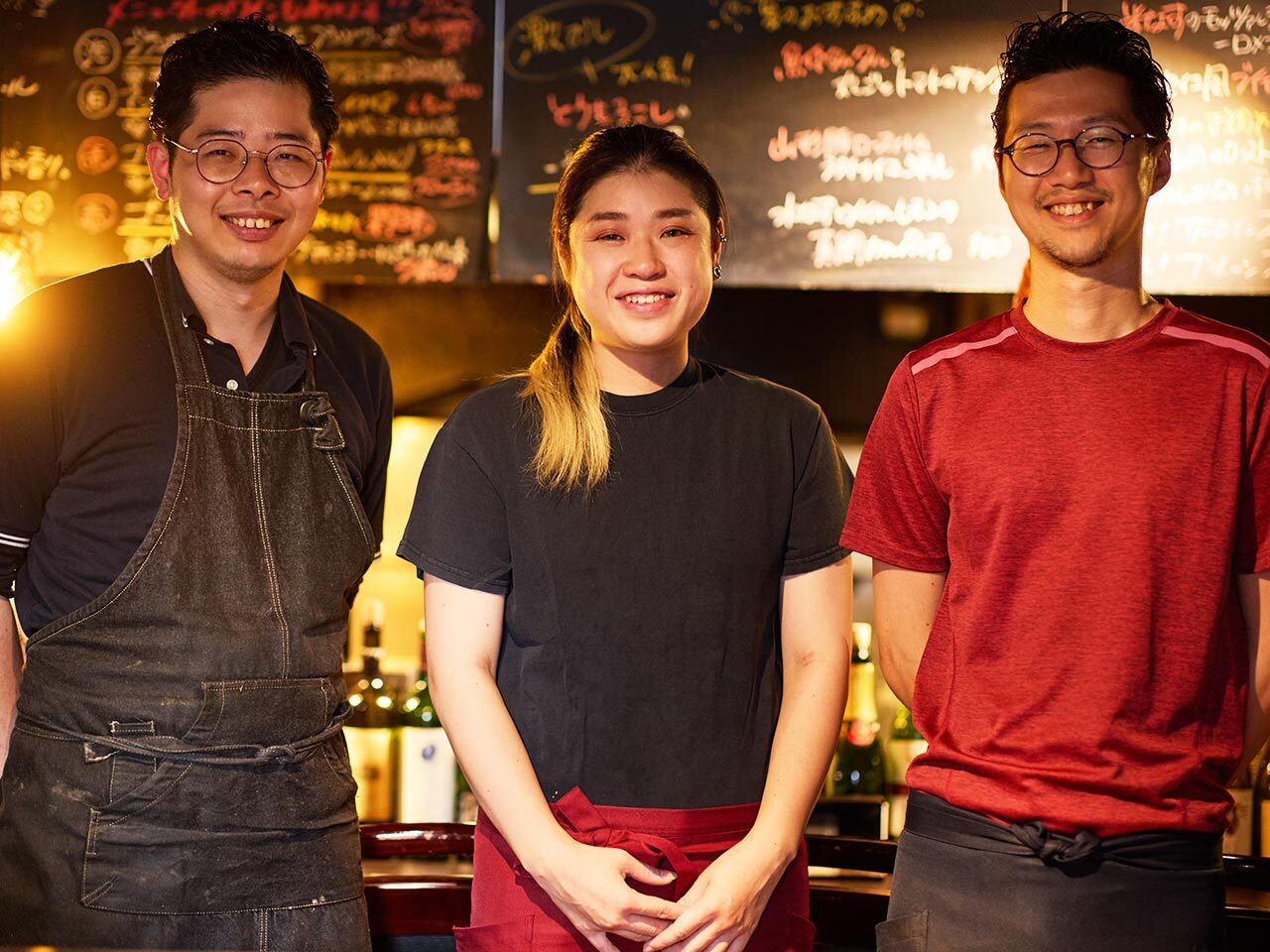 新橋『French-Bar Refuge』の村田氏、二宮氏、宮氏