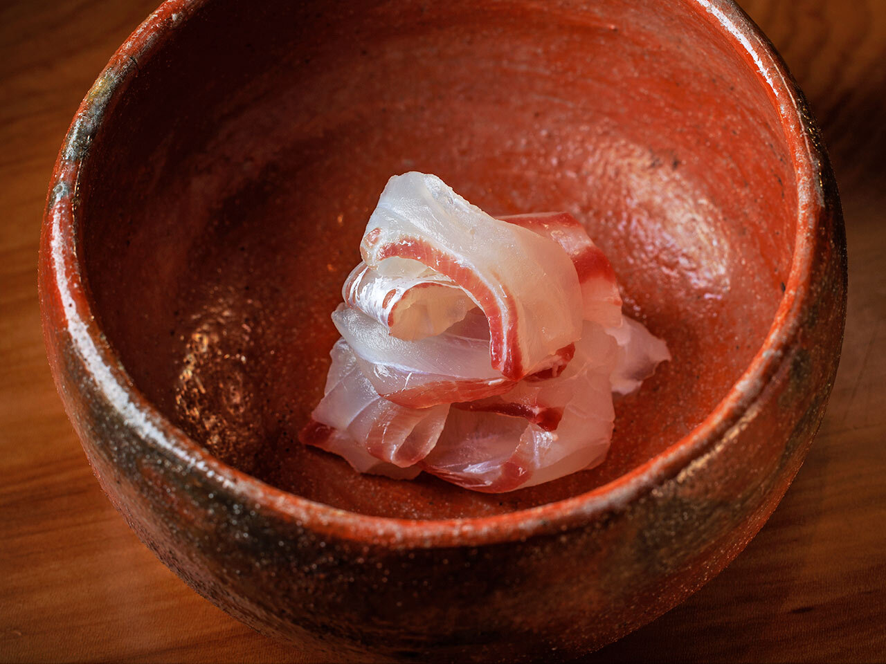 飯田橋『虎白』の「鯛の活け造り」