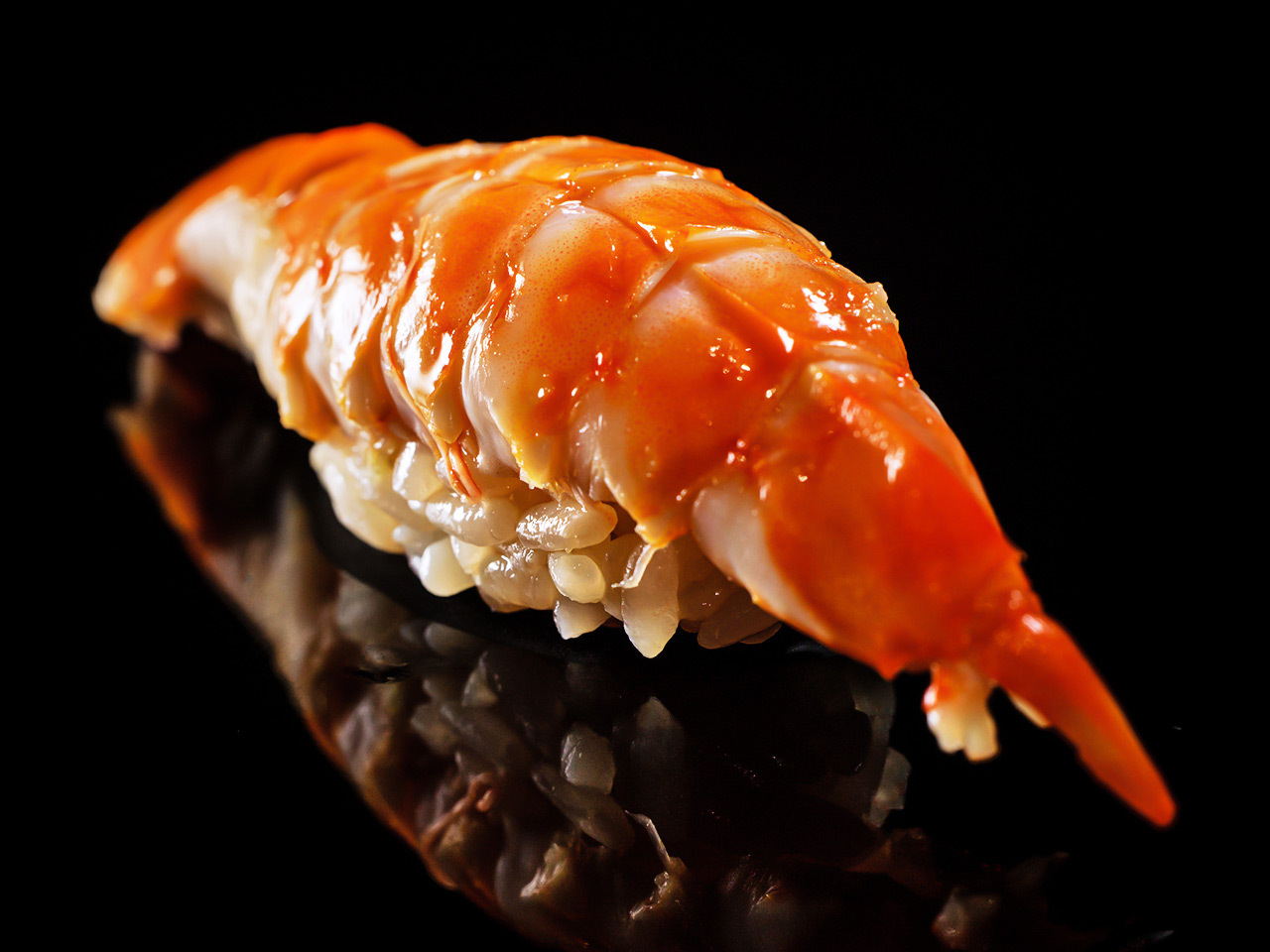 銀座『鮨 きよし』の「車エビ」