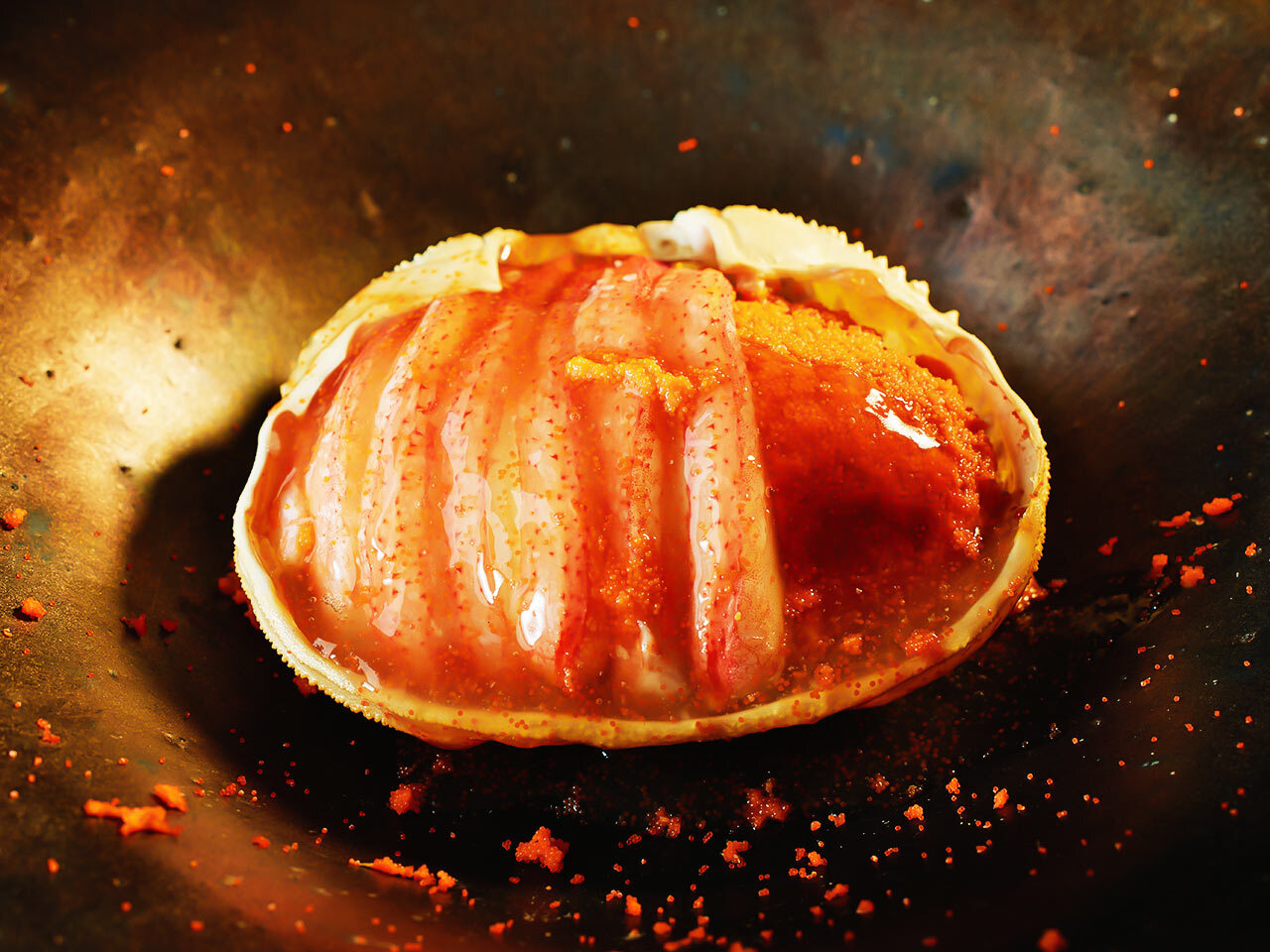 銀座『鮨 杉澤』の「香箱ガニ」