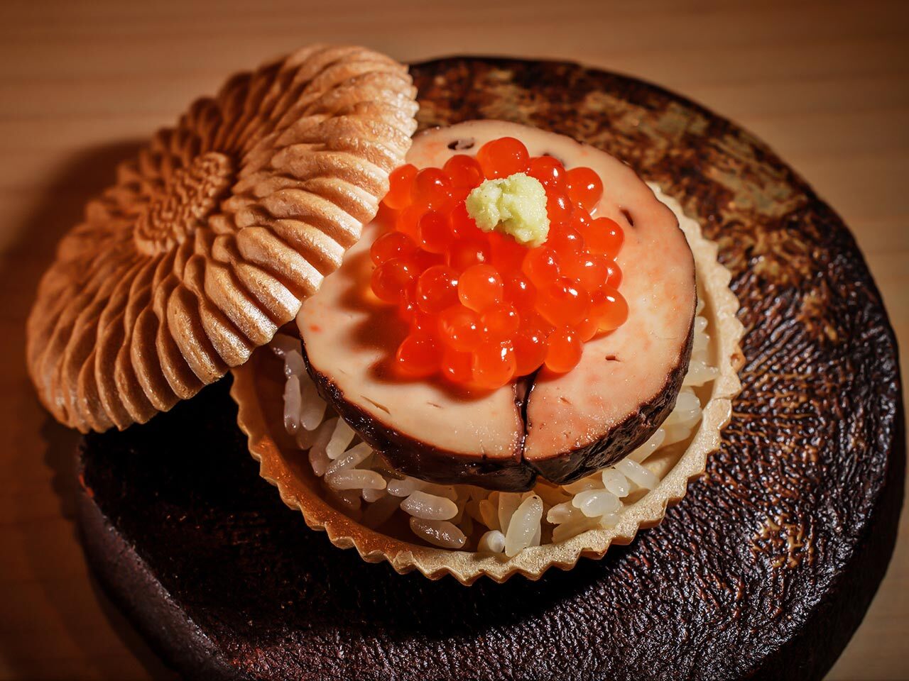 銀座『鮨 江藤』の「最中」