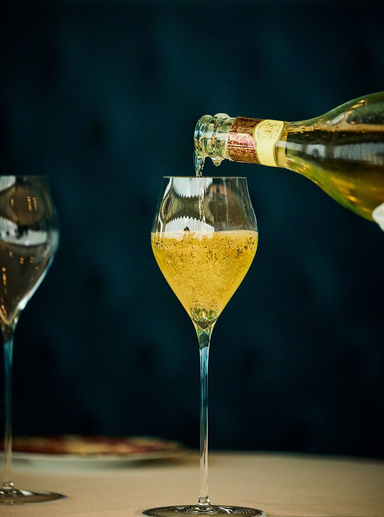 銀座『グッチ オステリア ダ マッシモ ボットゥーラ トウキョウ』で提供しているフランチャコルタ「カ・デル・ボスコ」