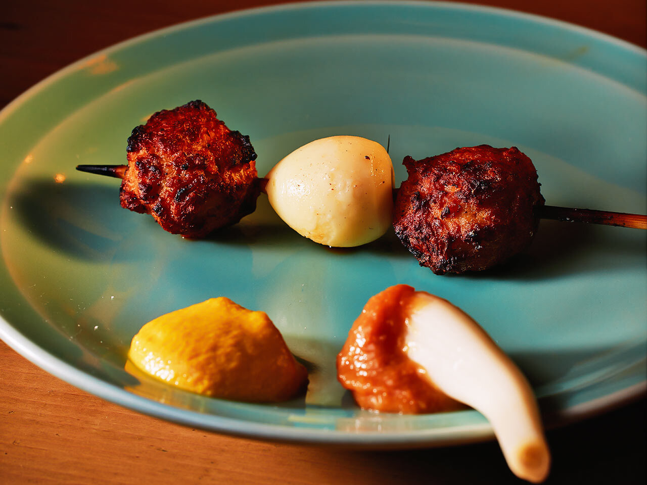 東銀座『焼鳥 武ちゃん』の「つくね」