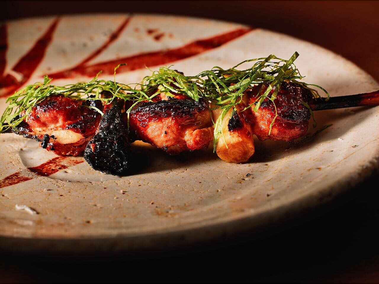 東銀座『焼鳥 武ちゃん』の「合鴨」