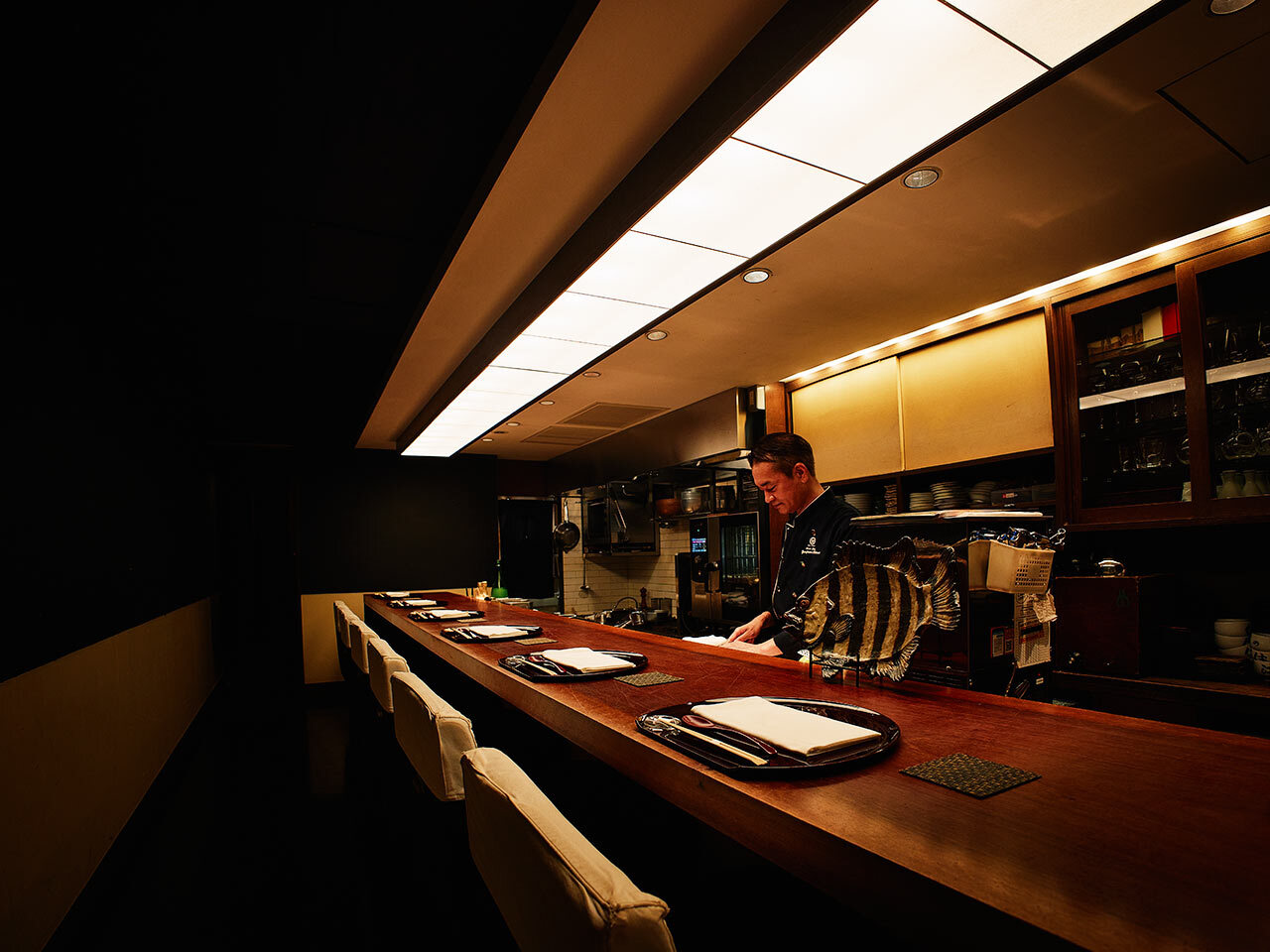 新橋『瀬戸内料理 すみのえ』の内観