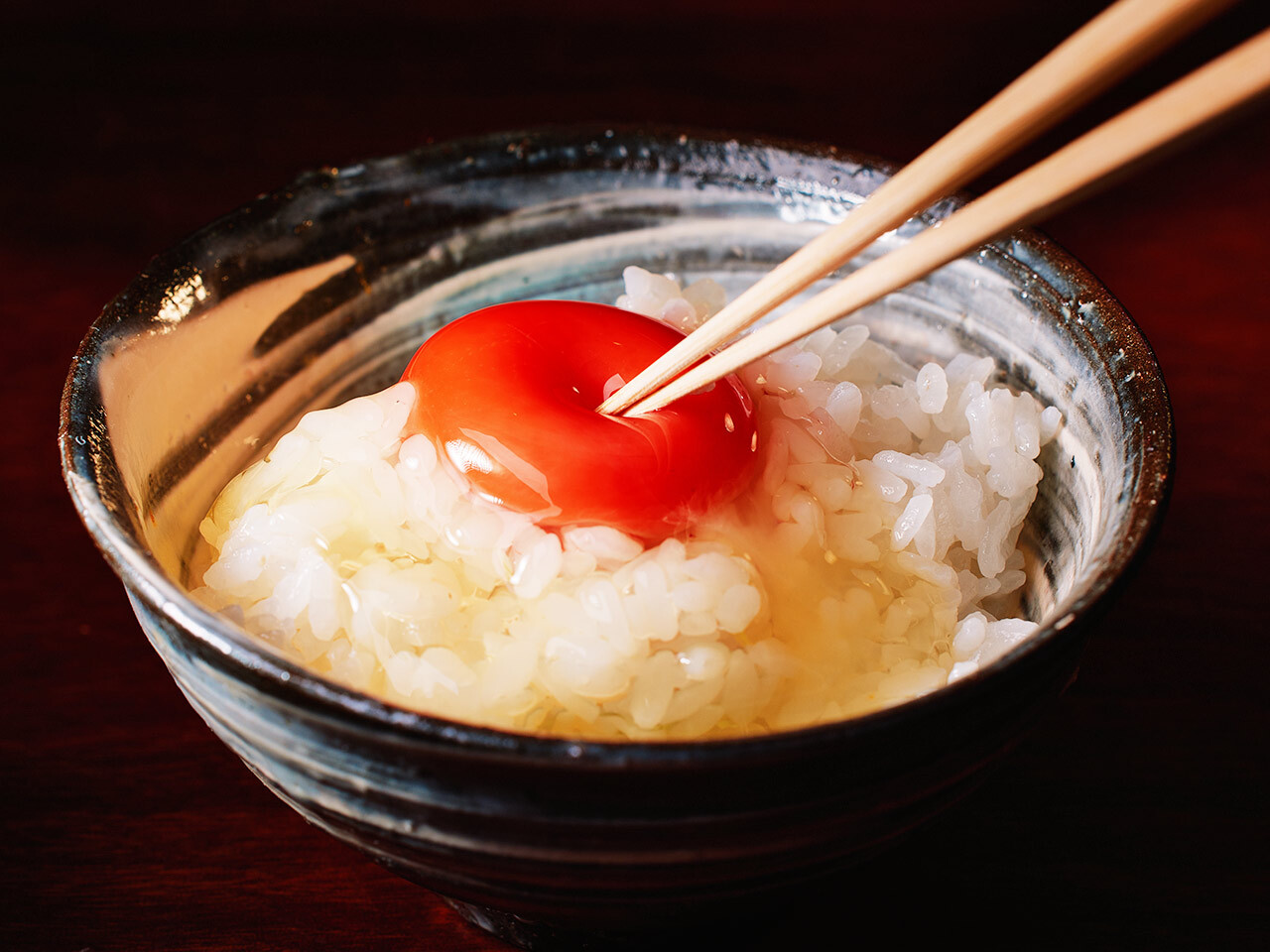 新橋『瀬戸内料理 すみのえ』の「卵かけご飯」