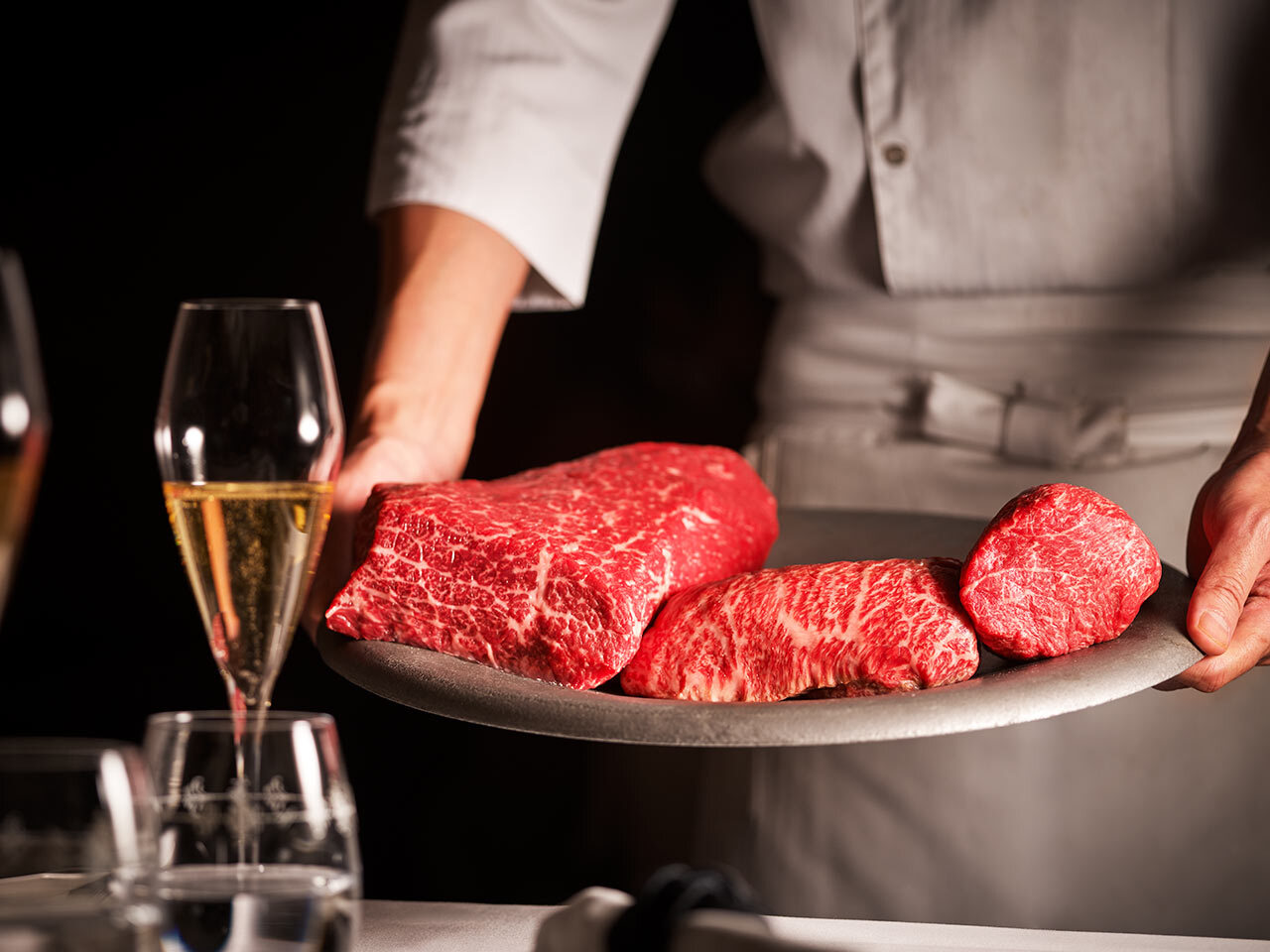 中目黒『Steak Dining Vitis』で取り扱っているのざき牛