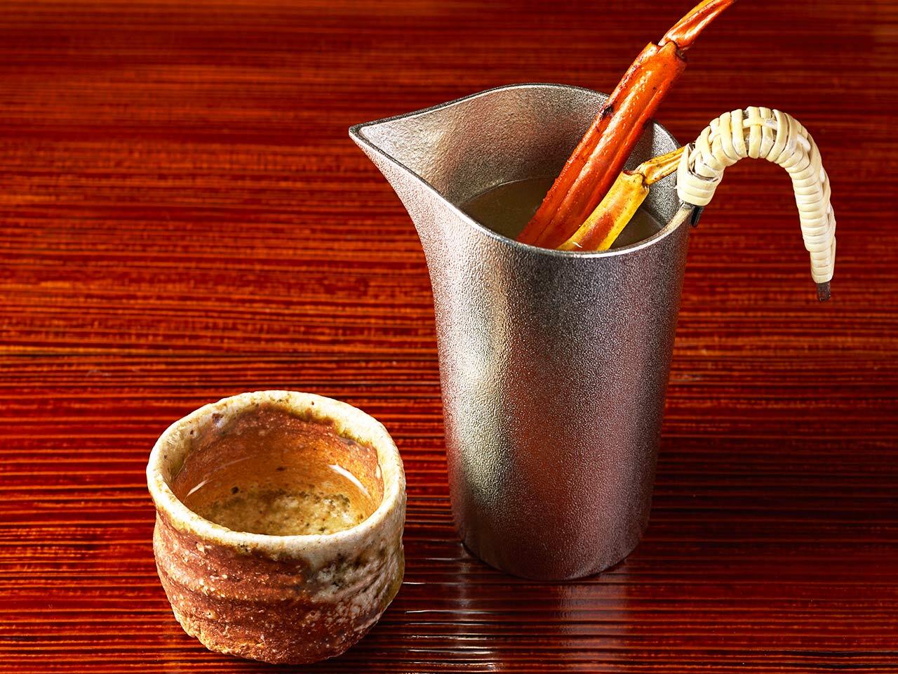 麻布十番『かにじぇんぬ麻布』の「カニ酒」