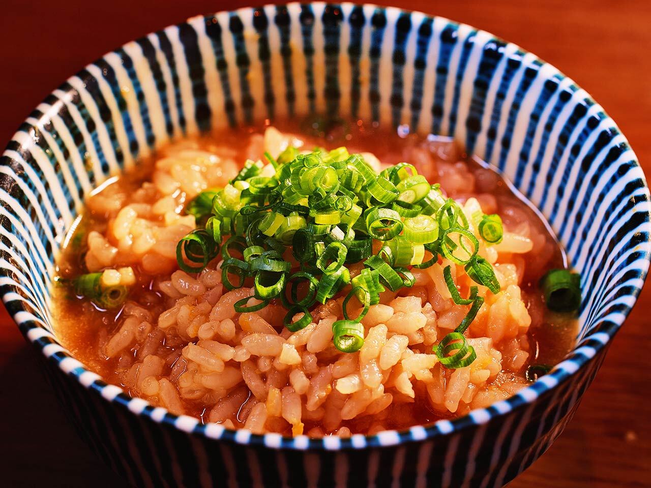 神谷町『心・技・体 うるふ』の〆の雑炊