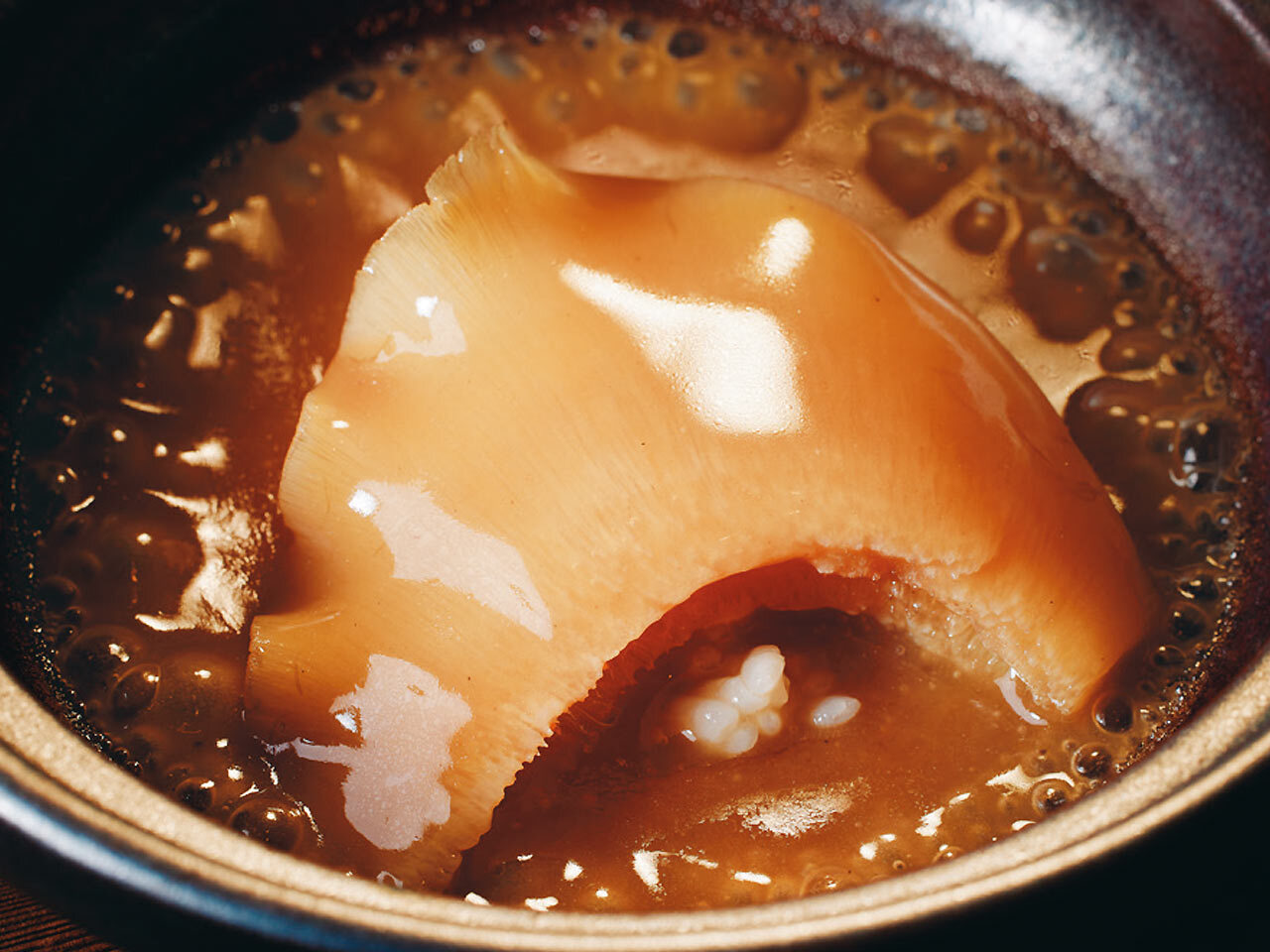 牛込神楽坂『茶龍』の「フカヒレ土鍋おこげ」