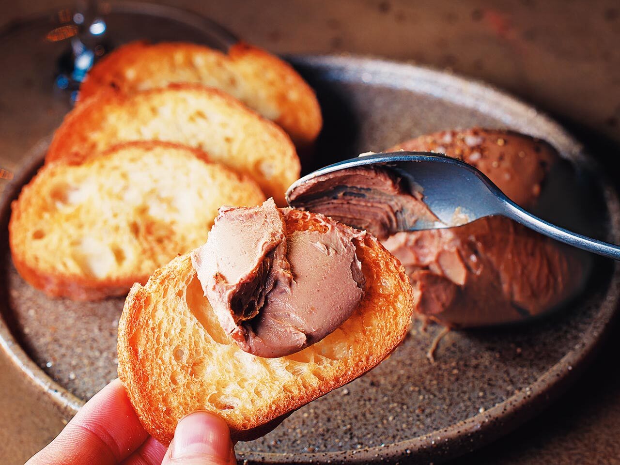 渋谷『C'est ouf』の「コク深いレバームース」