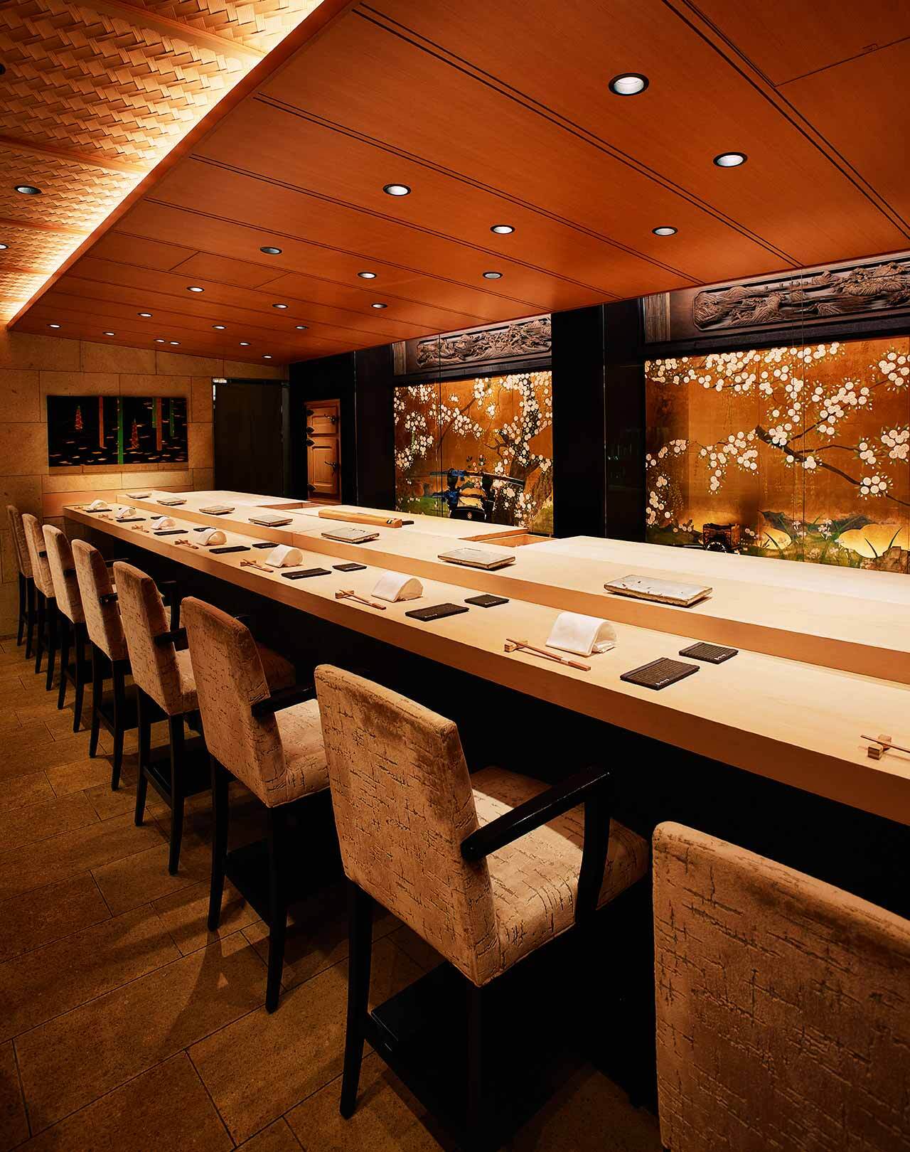 幡ヶ谷『鮨 東京 よし田』の内観
