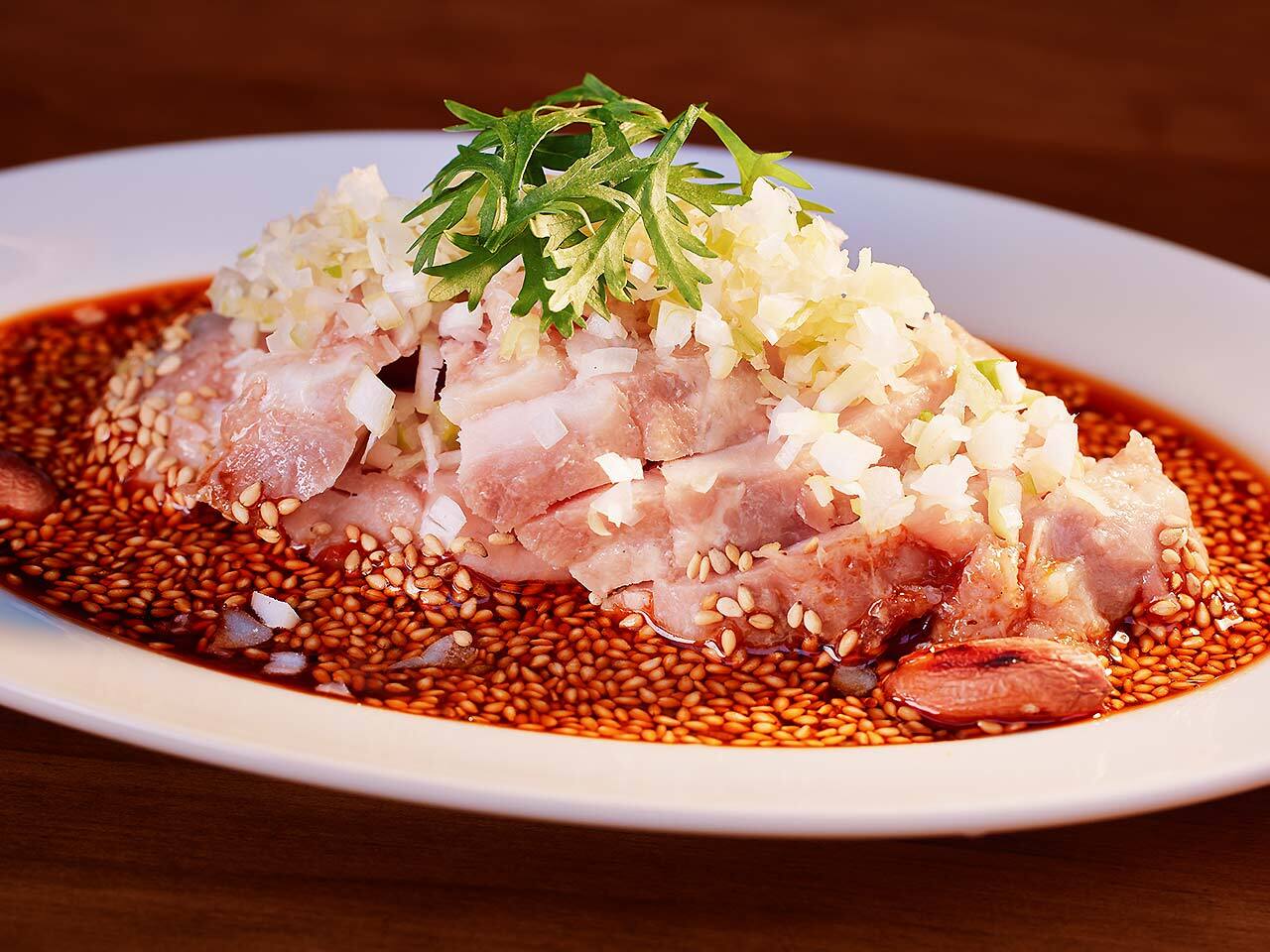 恵比寿『中華酒菜ルポンサンク』の「本格よだれ鶏」