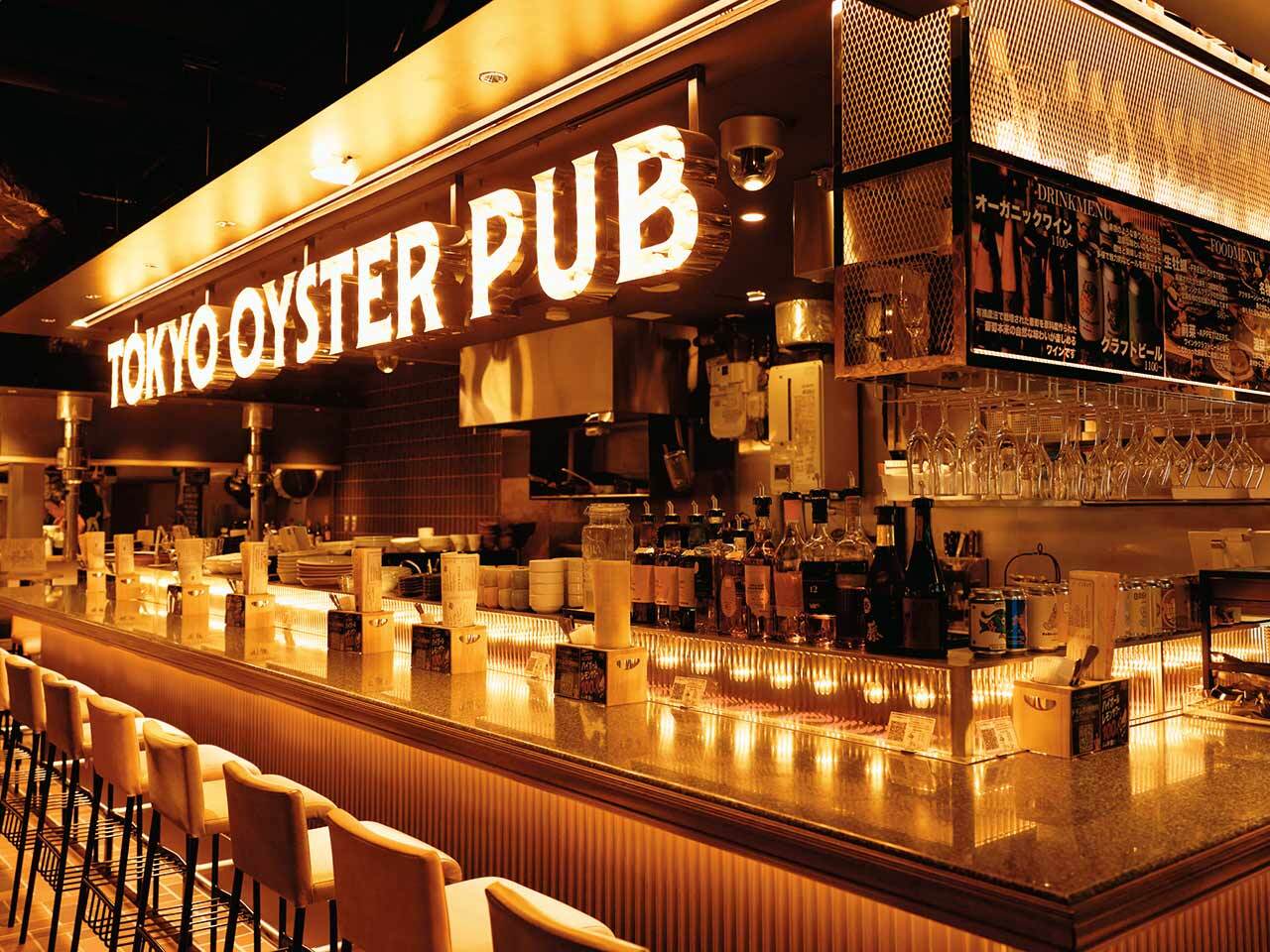 赤坂見附『TOKYO Oyster PUB』の内観