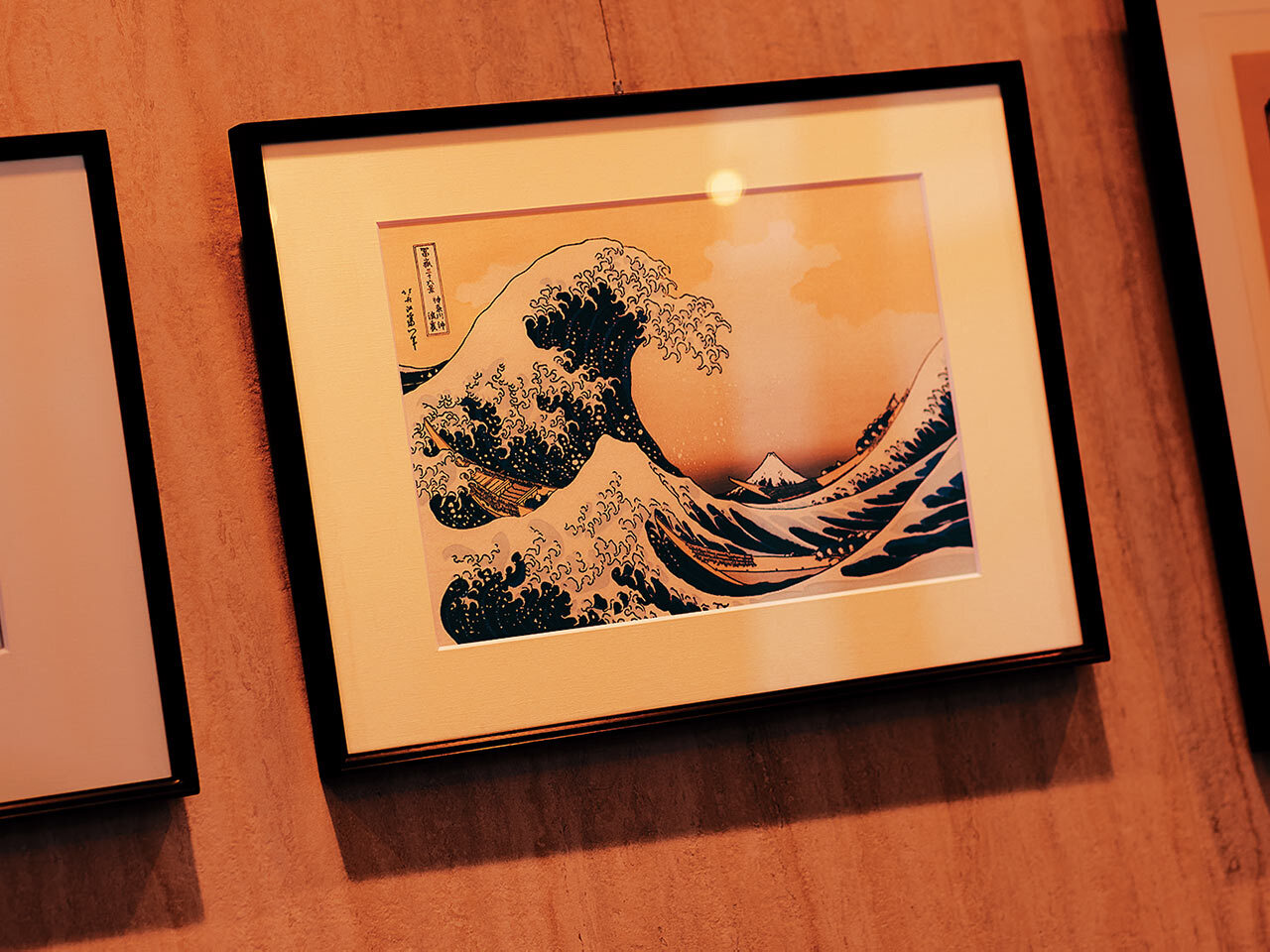 東京『BAR 36』で飾られている浮世絵