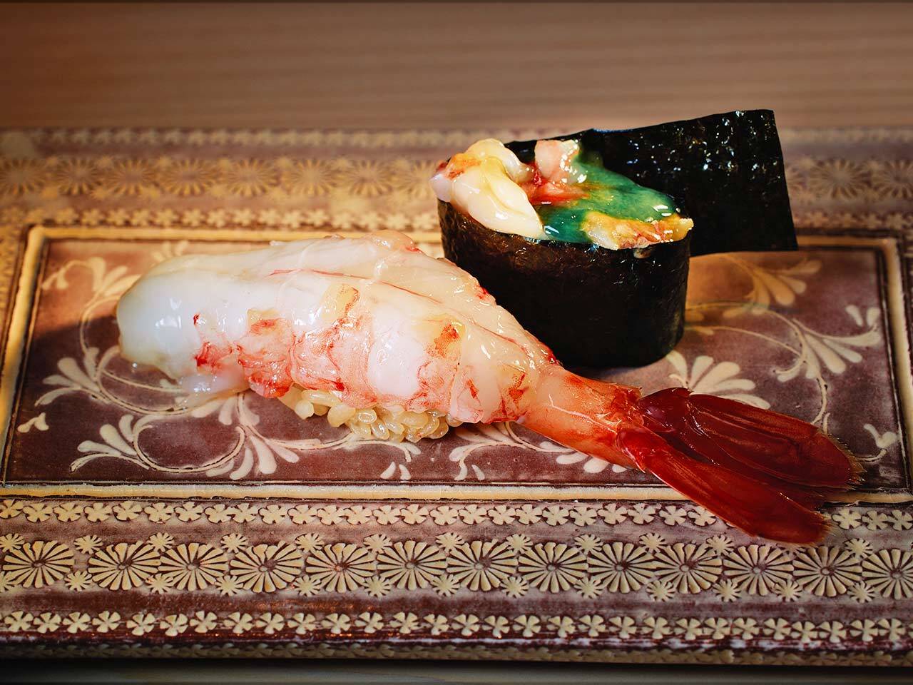 広尾『鮨 嘉六』の鮨の一例