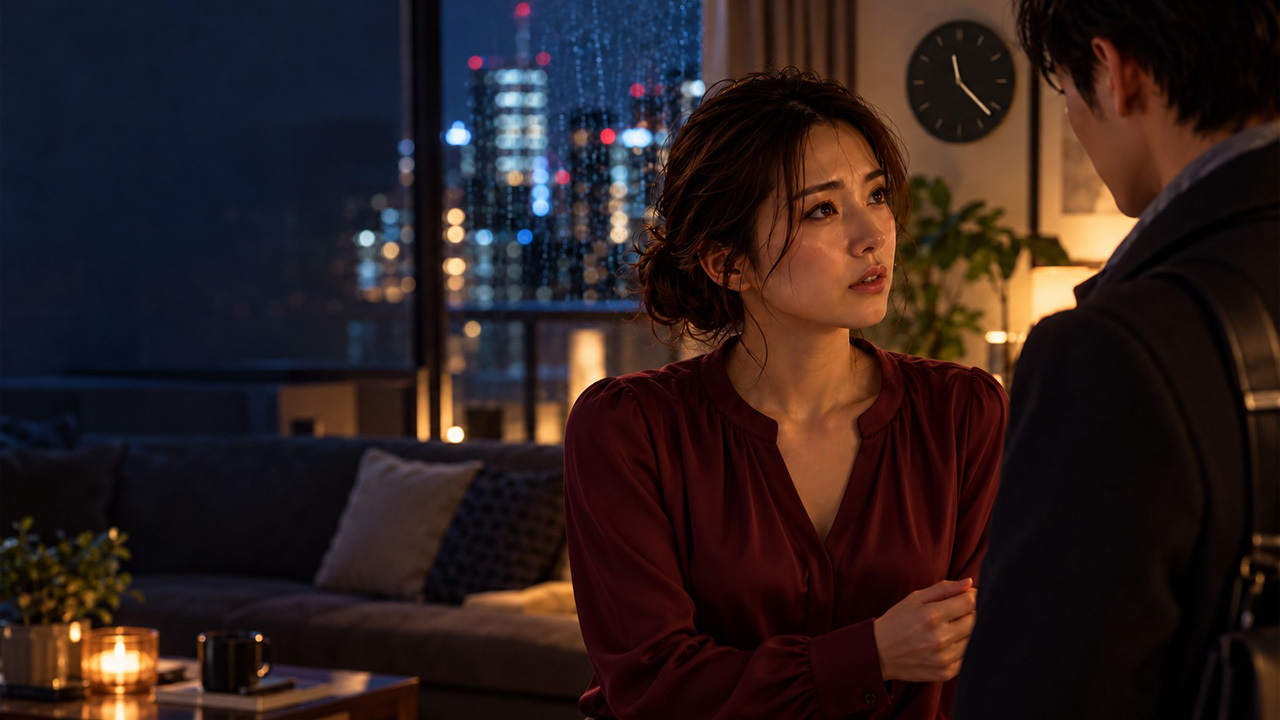 忙しい彼と会えるのは、いつも突然で短時間。ガマンが限界に達した女が思わず本音をぶつけたら…
