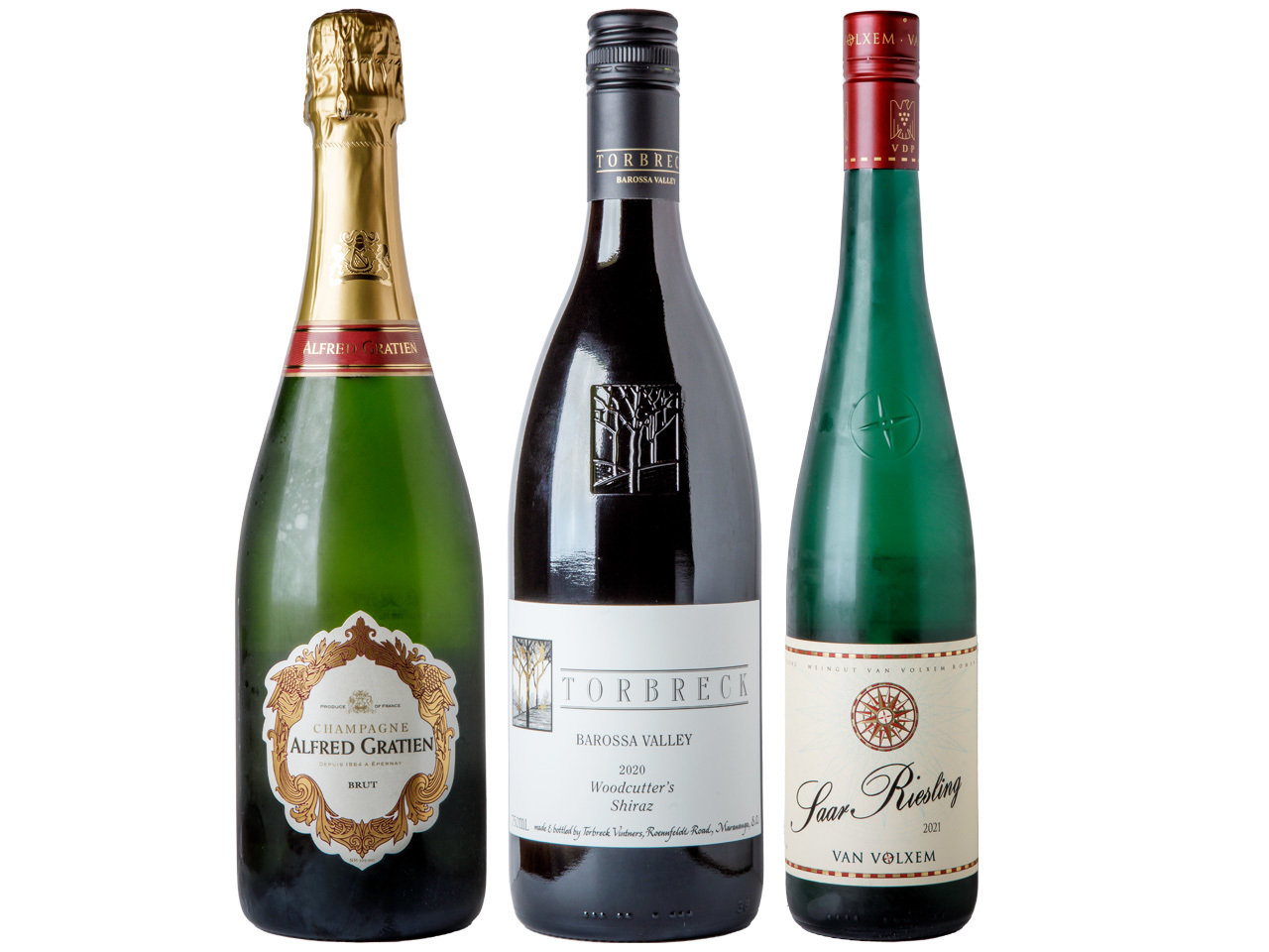 銀座『銀座バードランド』で提供しているワイン「ファン・フォルクセン」、「トルブレック」、シャンパーニュ「アルフレッド・グラシアン」