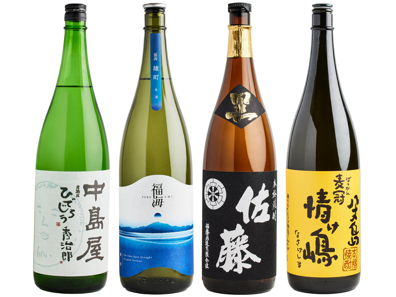 三軒茶屋『居酒屋ひでじろう』で取り扱っている焼酎や日本酒