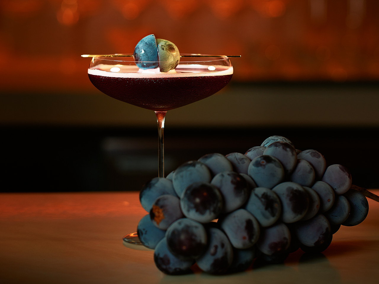 広尾『FRUITS ŌNO』の「フルーツカクテル ぶどう」