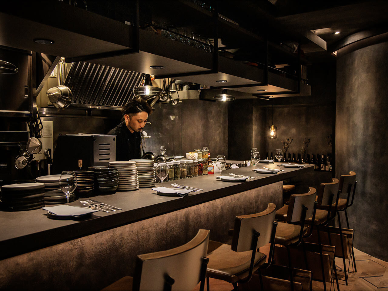 新橋『0711 GiNZA BiSTRO』の内観