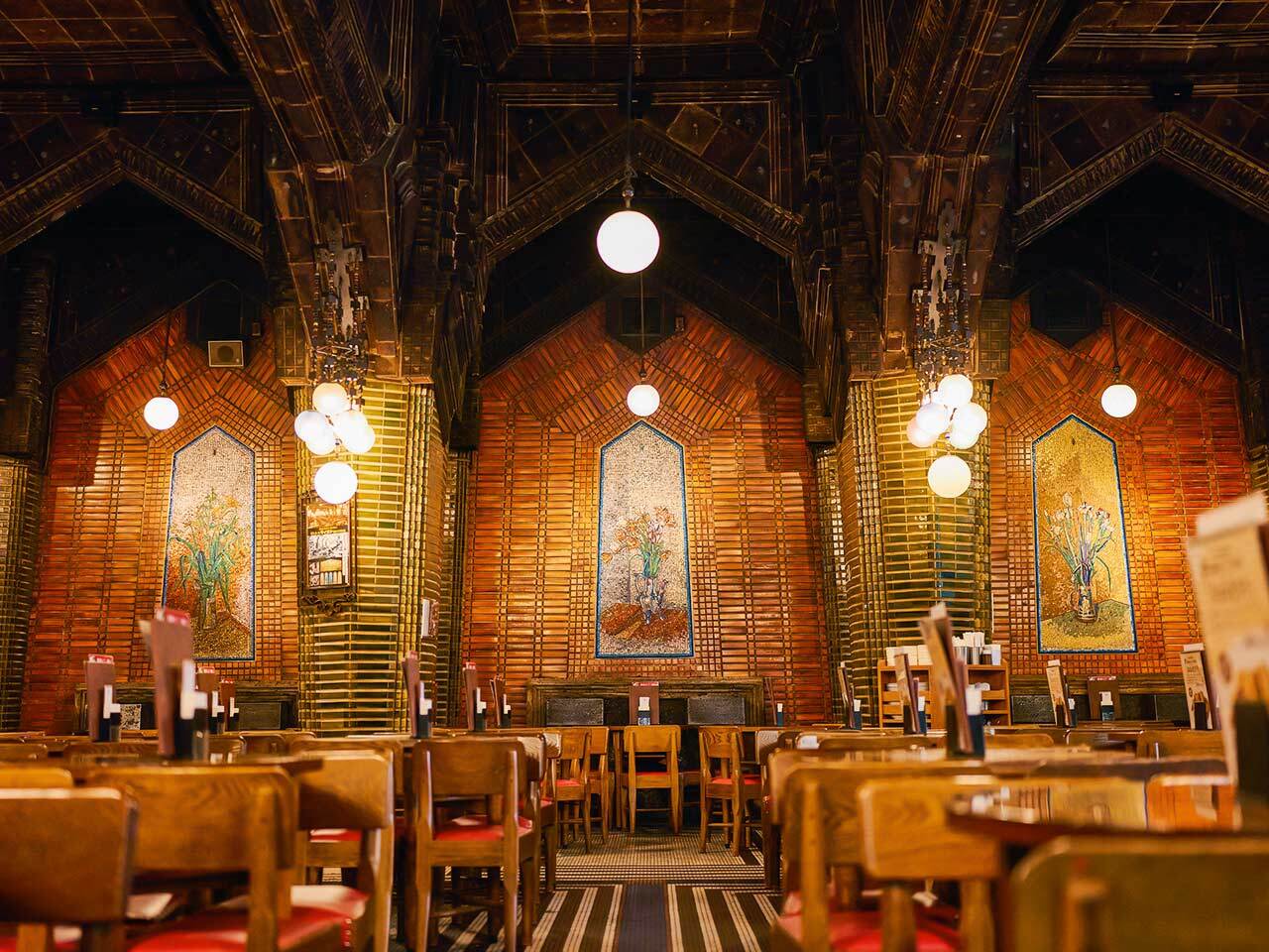 銀座『ビヤホールライオン 銀座七丁目店』の内観