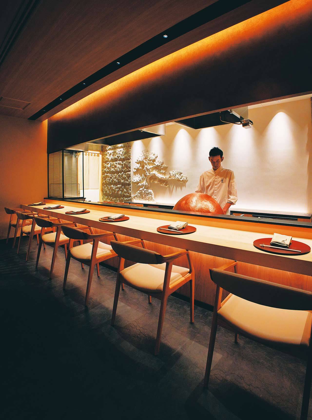 東銀座『銀座 別邸花山』の内観