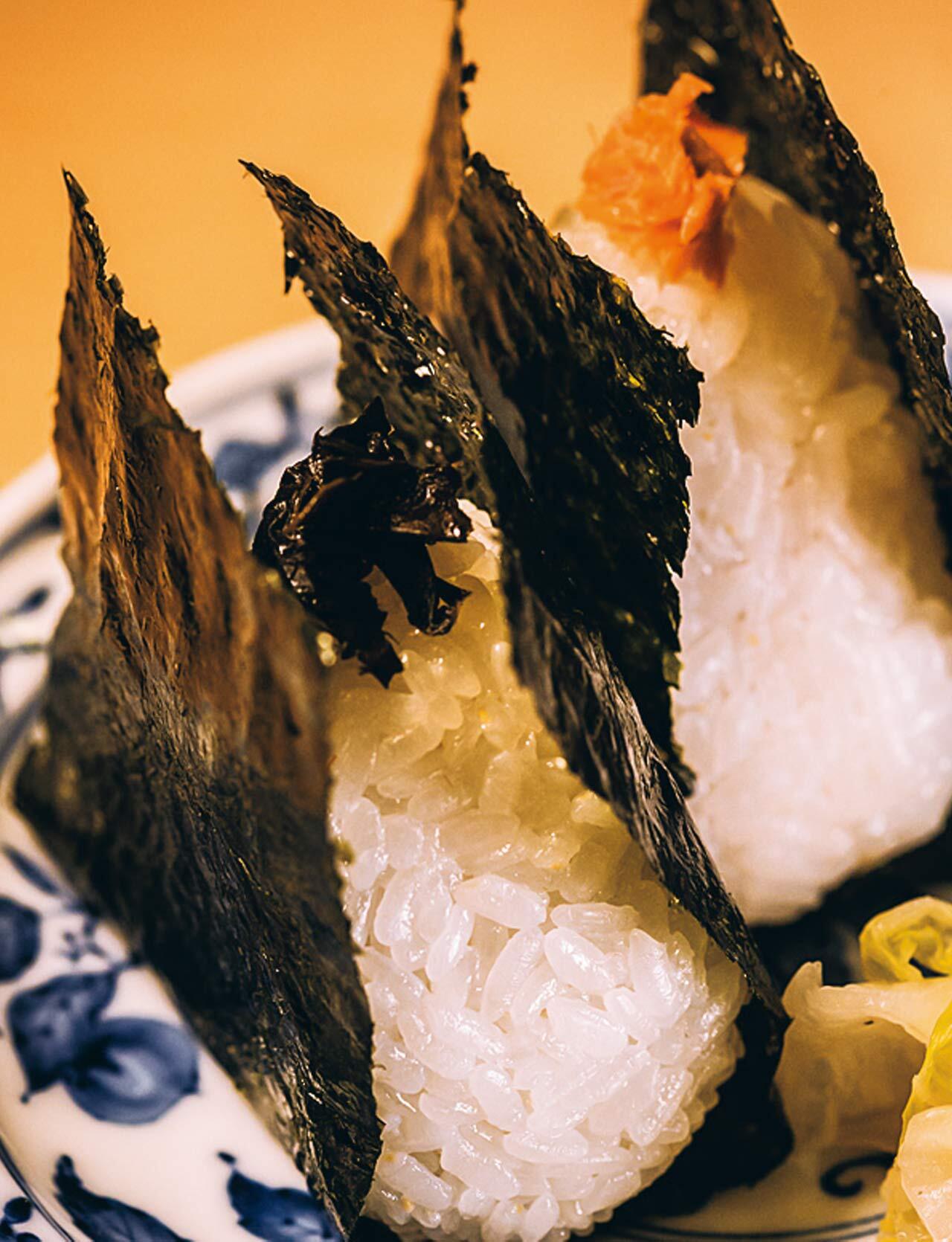 新橋『きく』の「おにぎり」