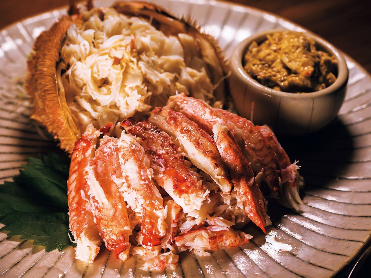 新橋『銀座 㐂いち』の「北海道白糠産の毛ガニ」