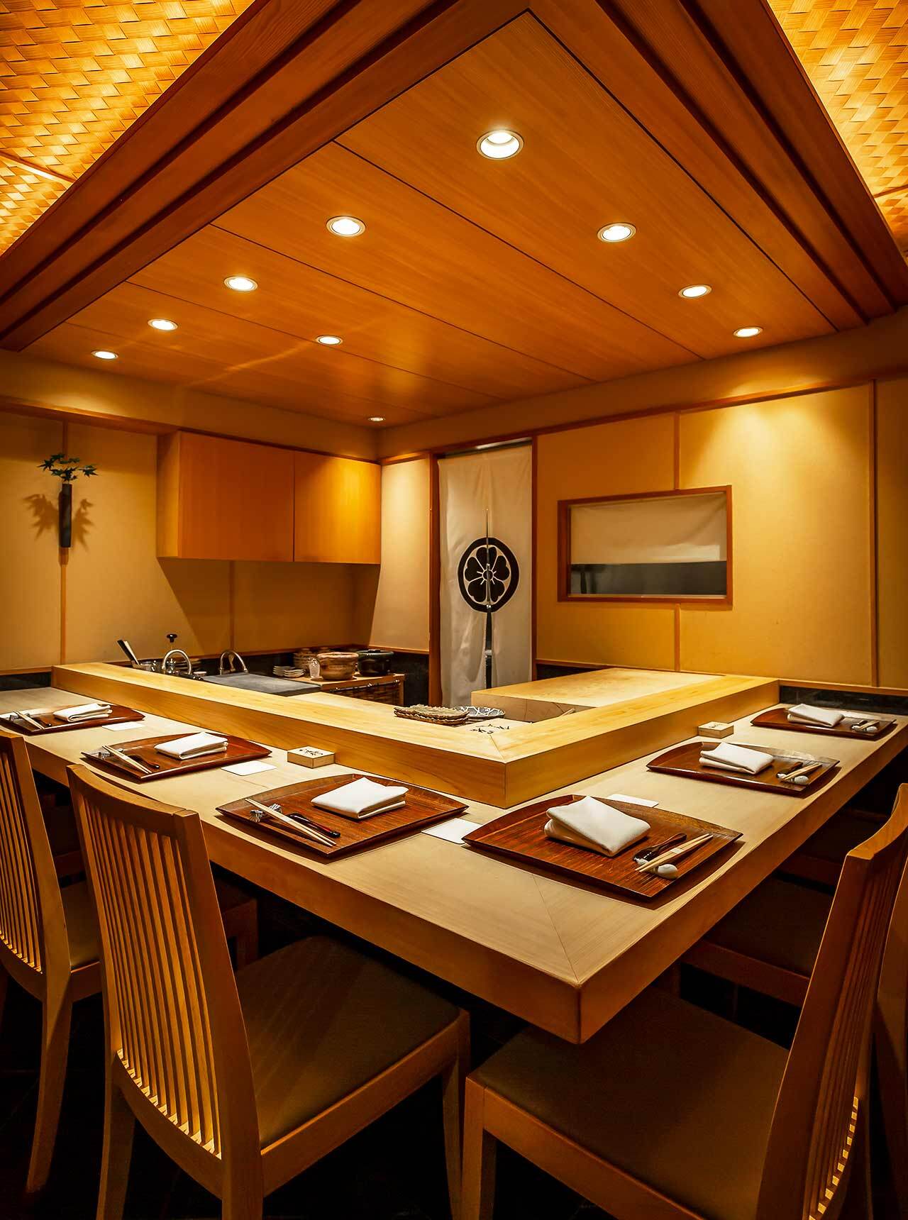 銀座『わ道行』の内観