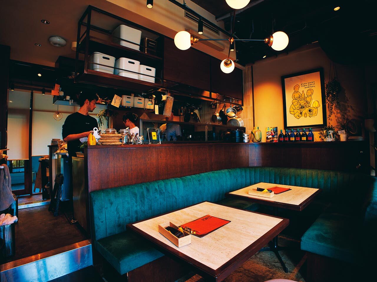 池尻大橋『洋食 api』の内観