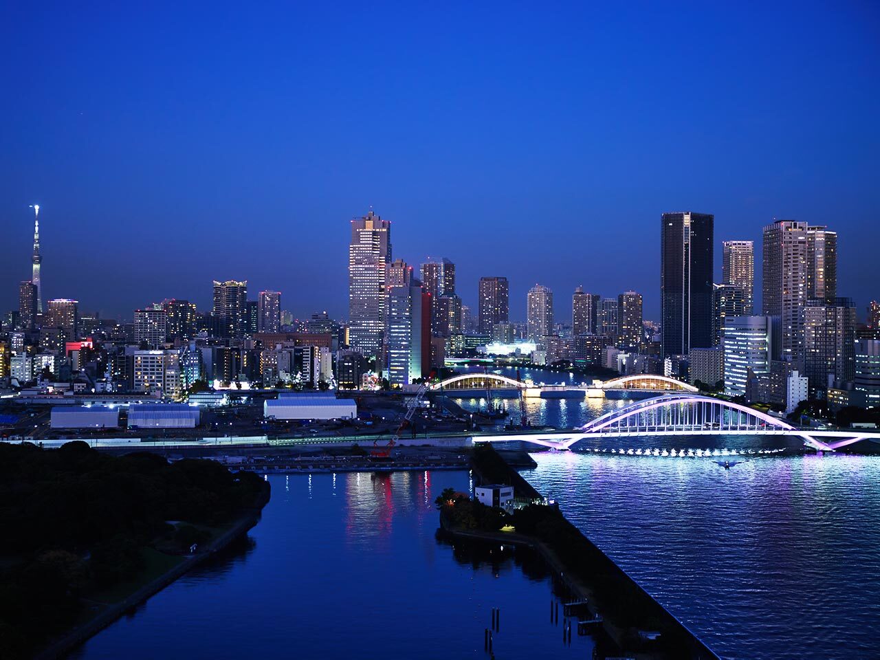 竹芝『Chef's Theatre』のホテルロビーから望むパノラマビュー