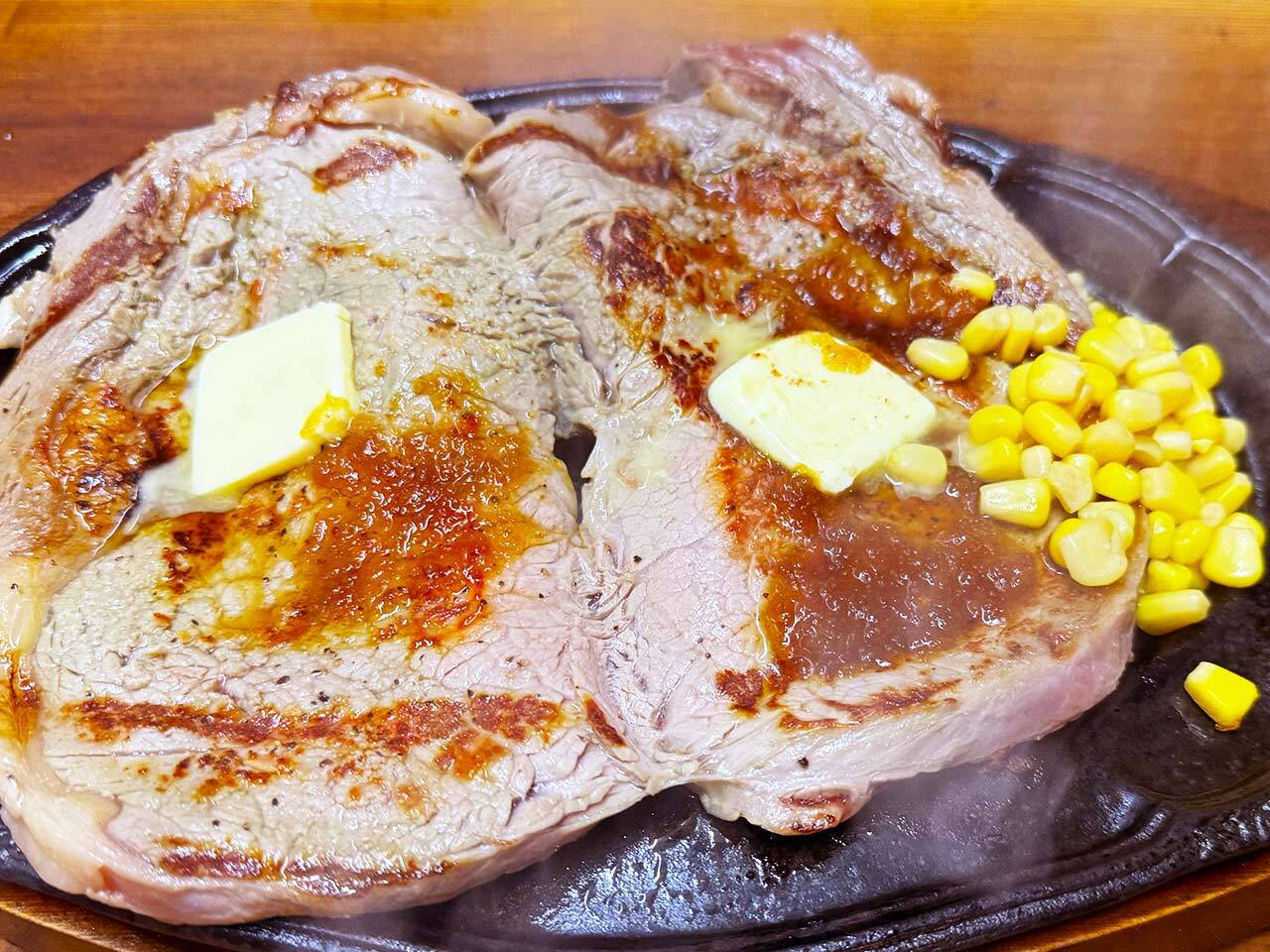 学芸大学『ステーキハウス リベラ 目黒店』の「横綱ステーキ」