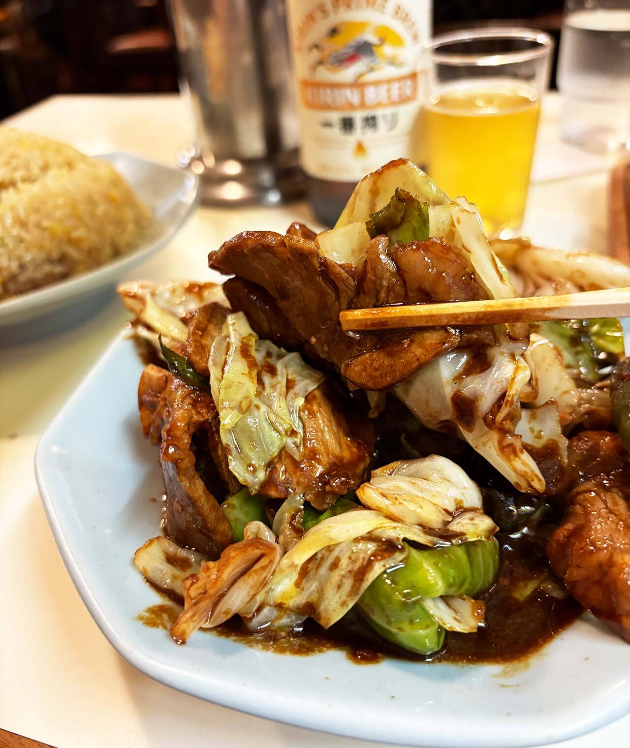 神楽坂『龍朋』の「回鍋肉」