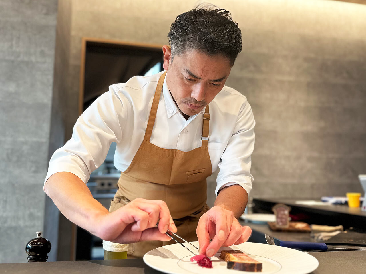 品川『L'ARBRE』の菊地正樹シェフ