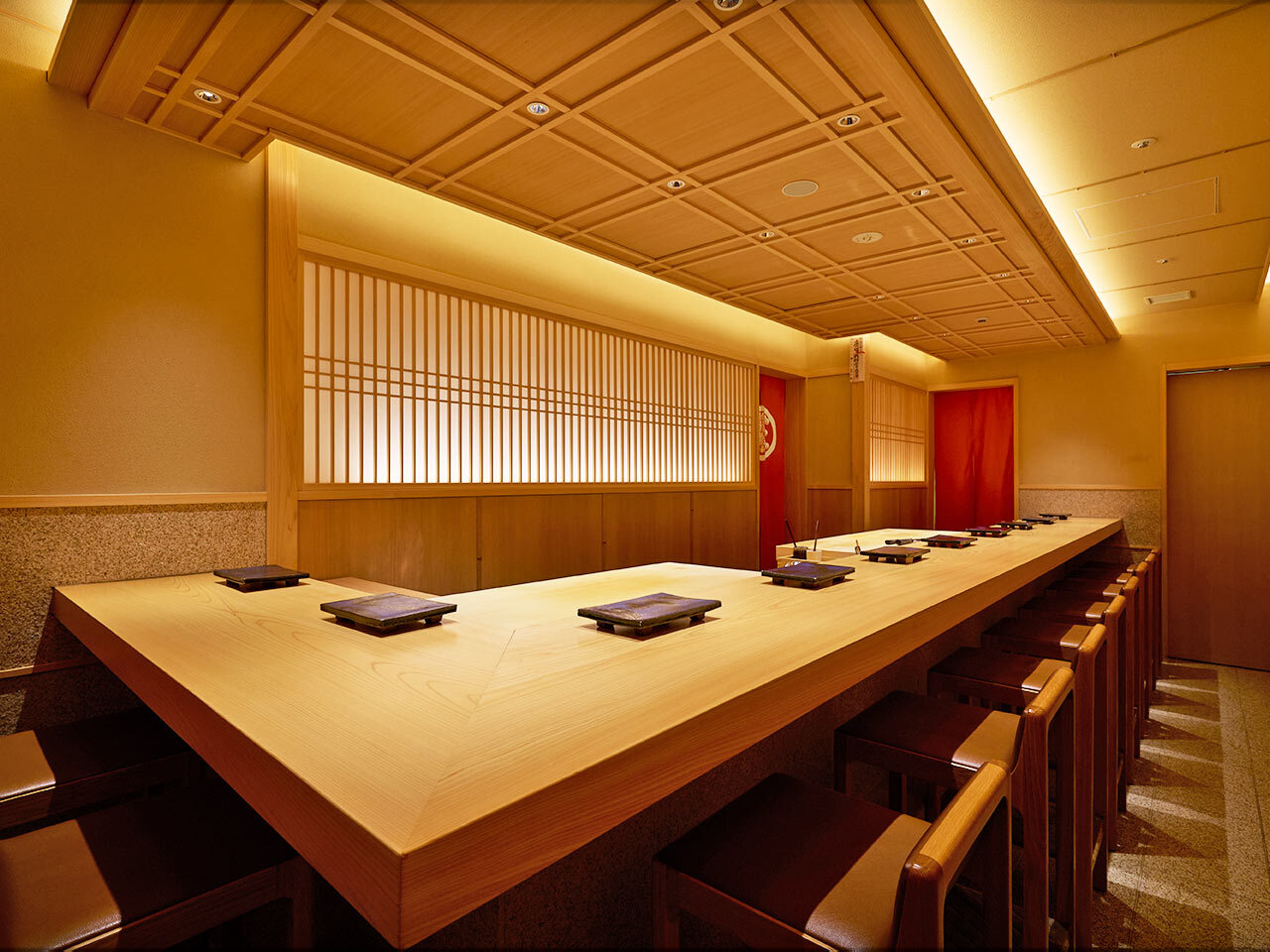 神谷町『鮨さいとう 麻布台』の内観