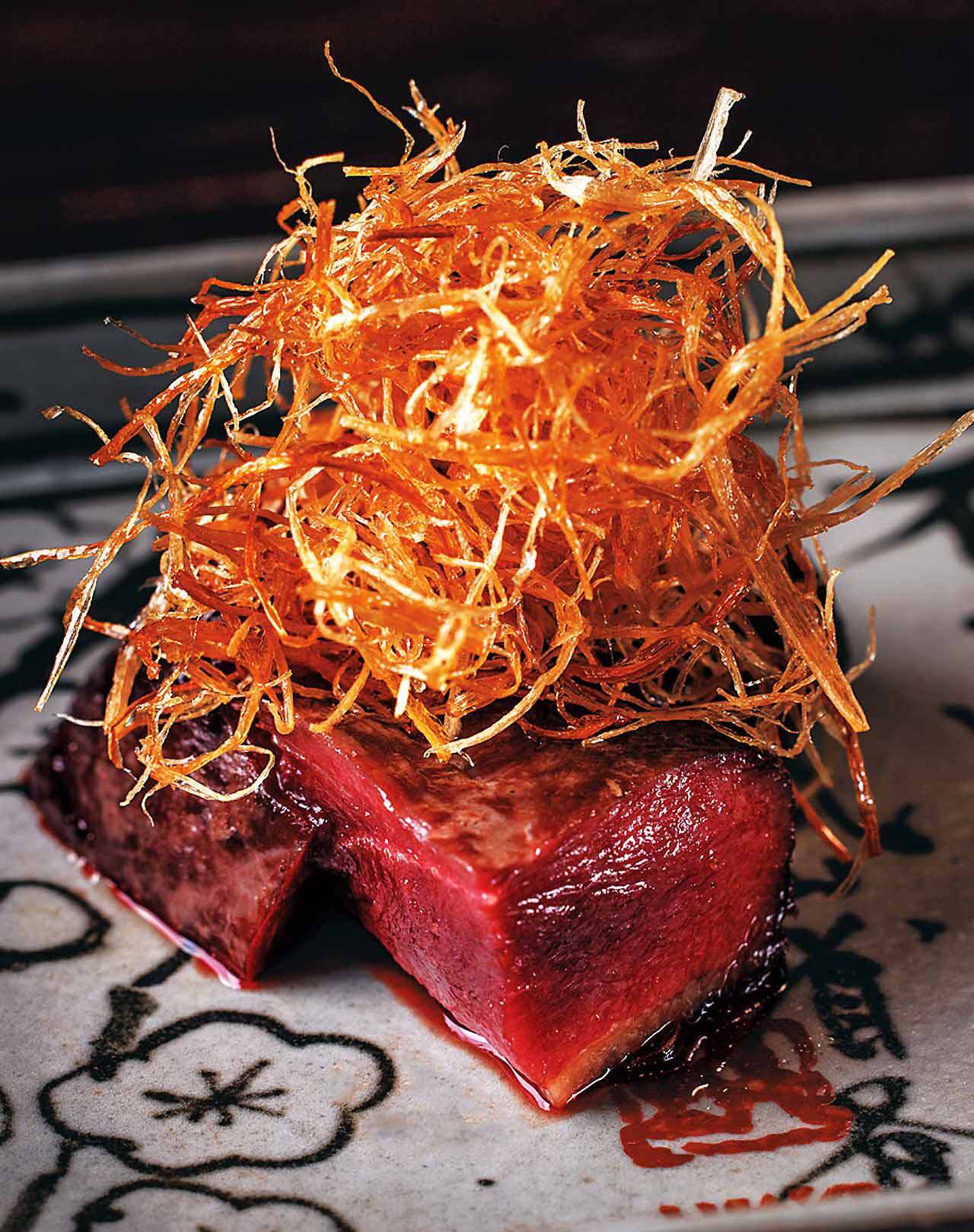 神谷町『無題』の「鹿児島産真鴨と揚げ葱」