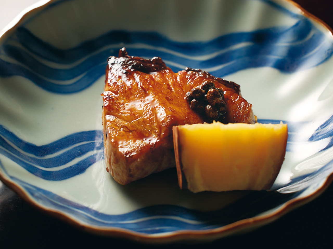 麻布十番『御料理 辻』の「鰤の照り焼き」