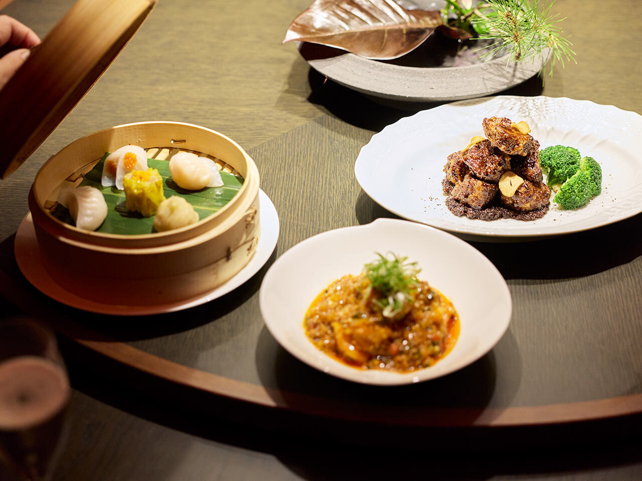 神谷町『虎景軒』の料理一例