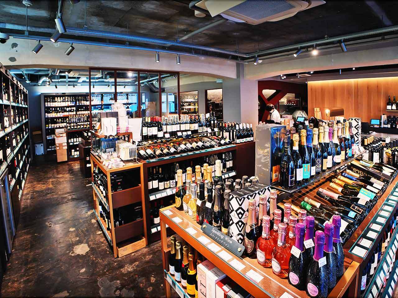 神泉『THE WINE by TOKYU DEPARTMENT STORE』の内観