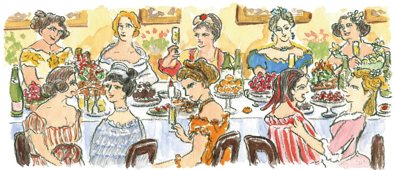 貴婦人のイラスト