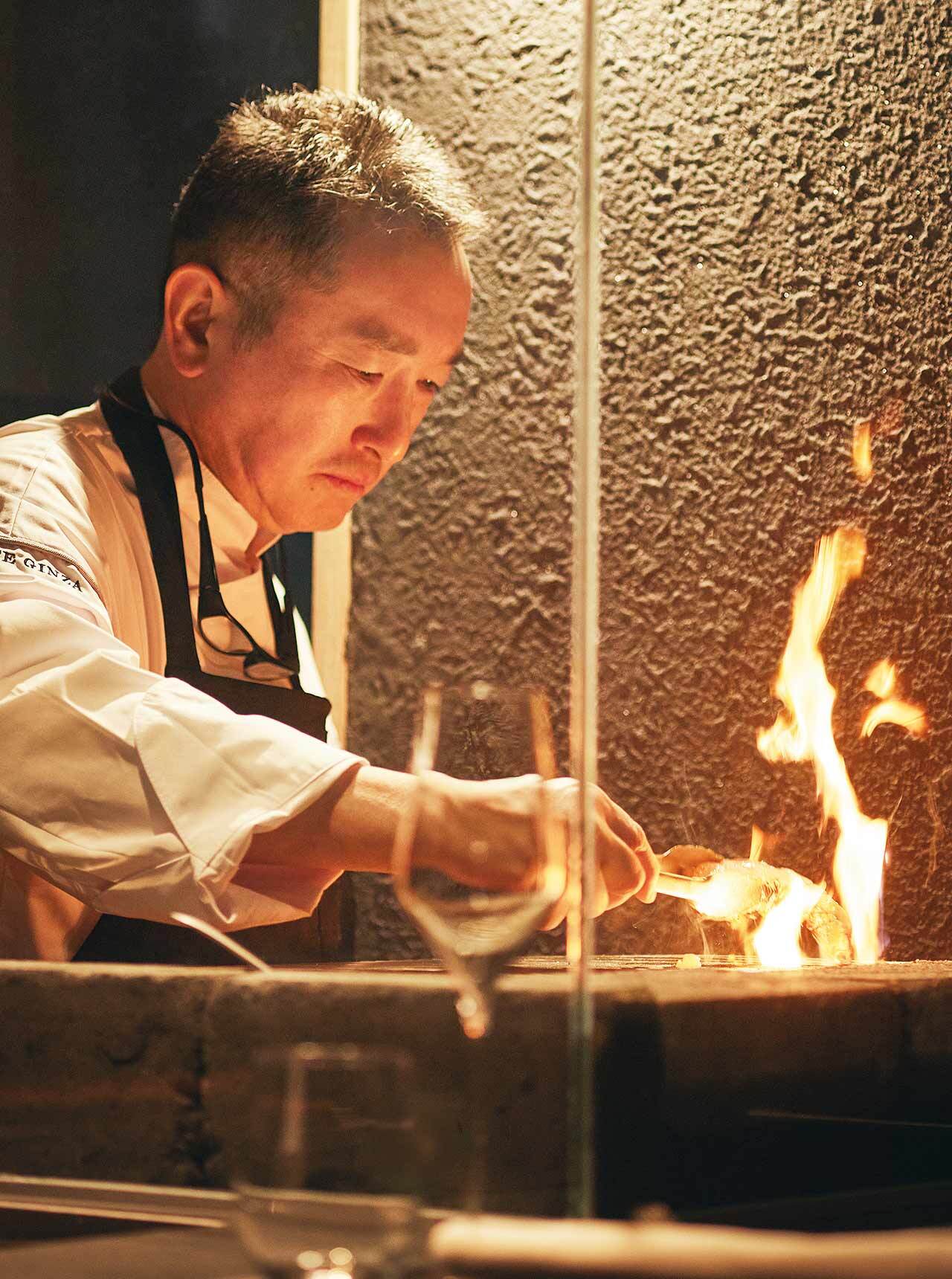 銀座『AMANTE GINZA by Shin Harada』の原田慎次シェフ