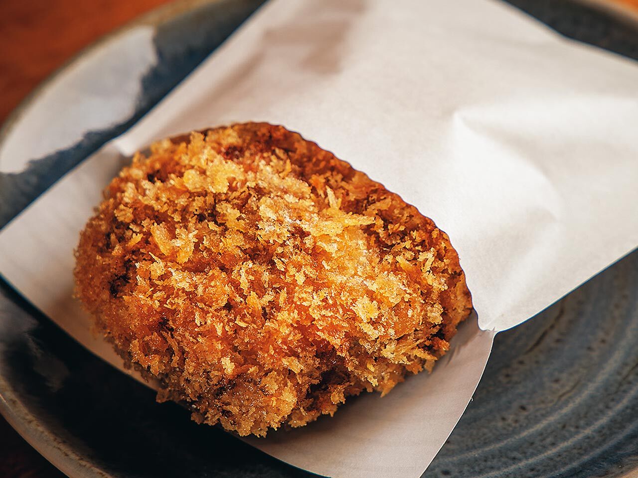 千駄木『Mill Ceppi』の「本日のジビエのメンチカツ」