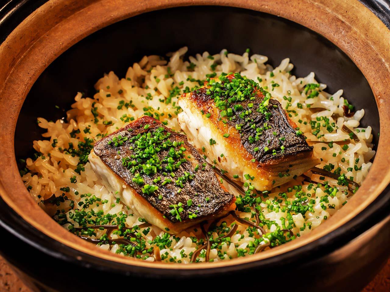清澄白河『ほ志の』の「さわらの炊き込みご飯」