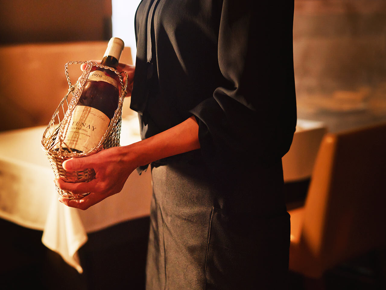 広尾『au deco』で提供している古酒ボトルワイン