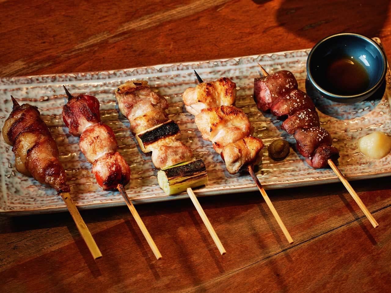 横浜『今村商店、』の串焼き